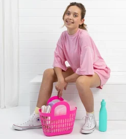 Sun Jellies Kurv - 17x30x33 cm - Rosie - Bubblegum Pink