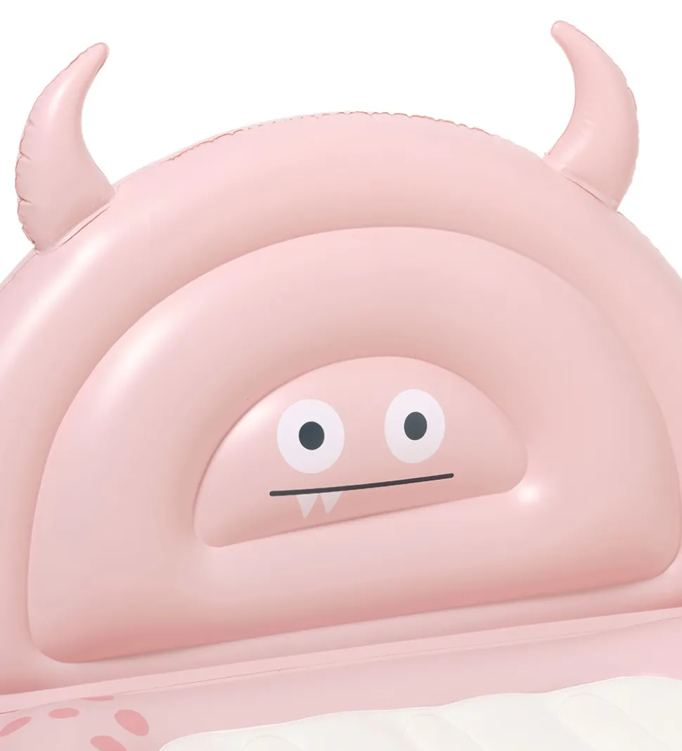 SunnyLife Børneseng - Oppustelig - Monster - Pink