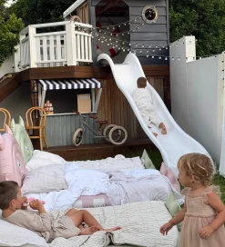 SunnyLife Børneseng - Oppustelig - Monster - Pink