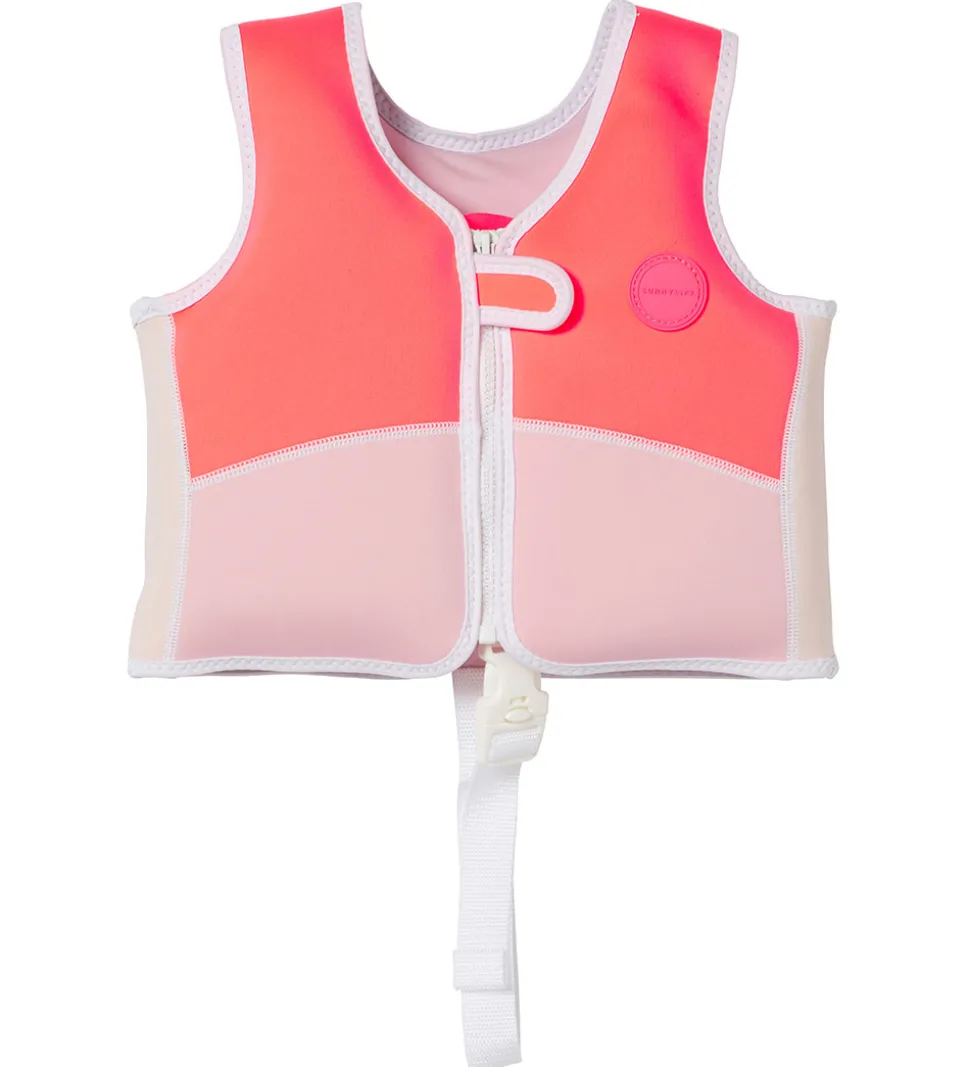 SunnyLife Svømmevest - Melody the Mermaid - 1-2 år - Neon Strawb