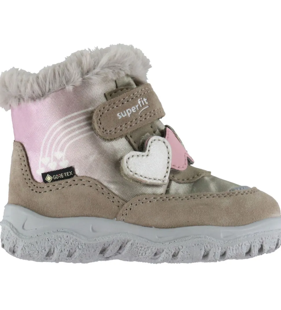 Superfit Vinterstøvler - Tex - Beige/Rosa