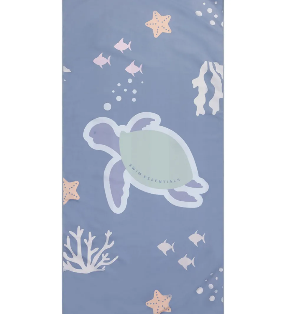 Swim Essentials Håndklæde - Microfiber - 135x65 cm - Turtle
