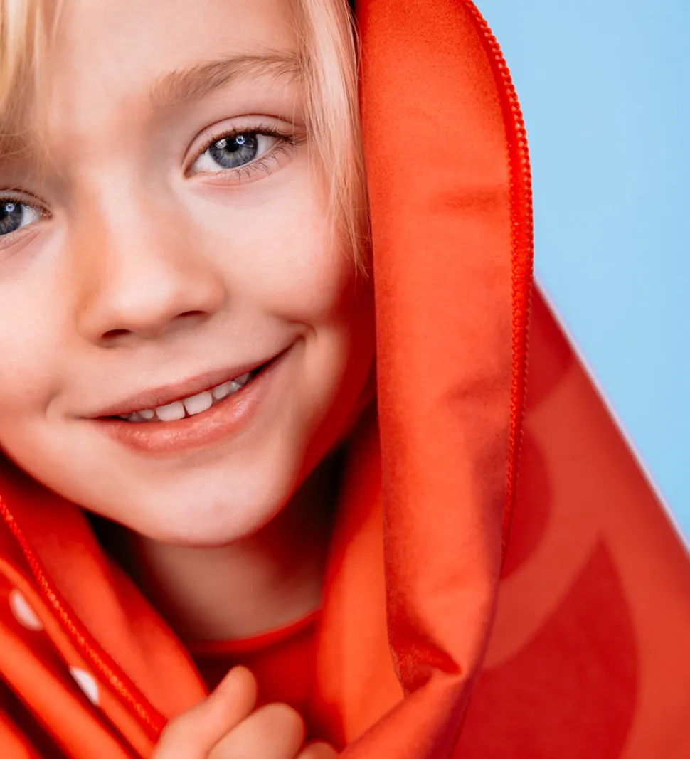 Swim Essentials Håndklæde - Microfiber - 135x65 cm - Red Crab