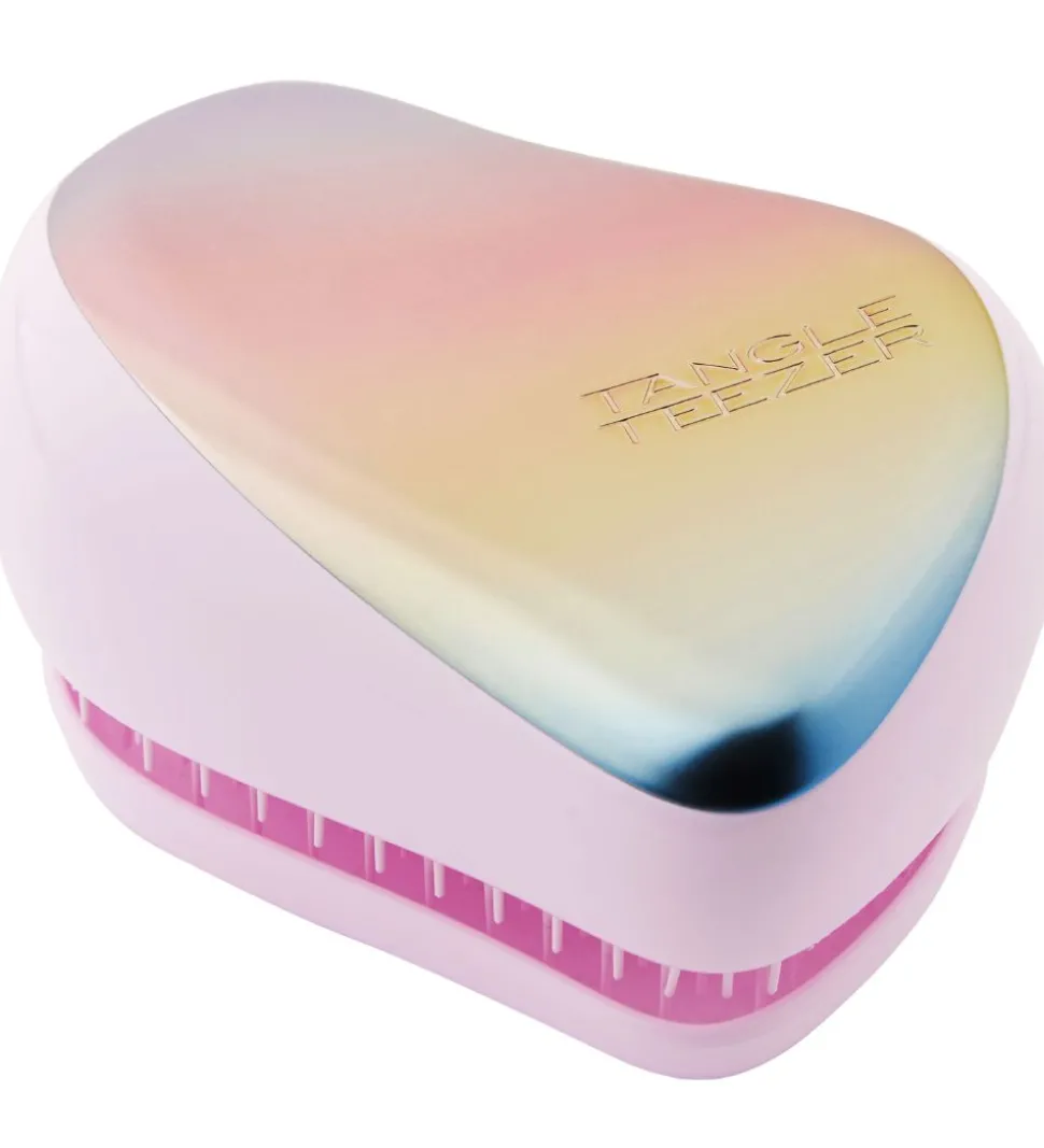 Tangle Teezer Hårbørste - Compact - Pearlescent Matte Chrome