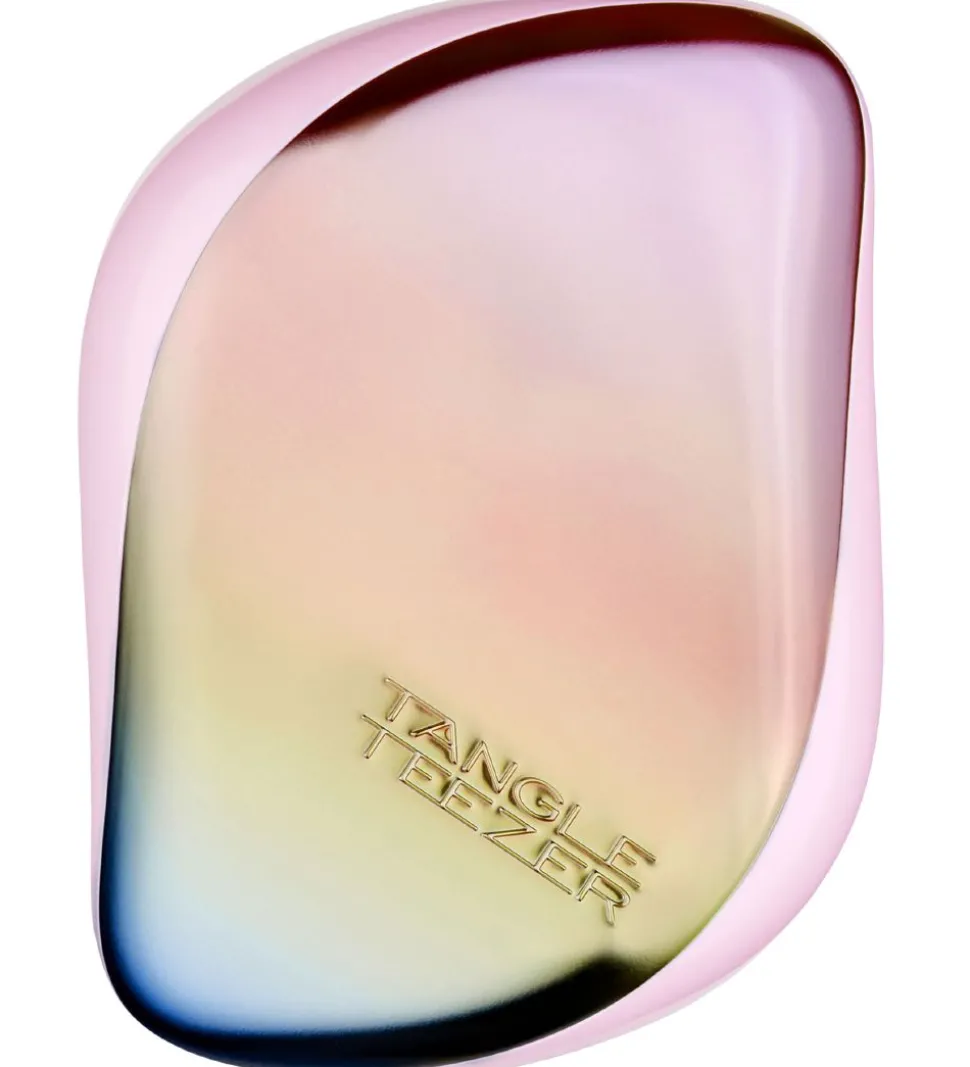 Tangle Teezer Hårbørste - Compact - Pearlescent Matte Chrome