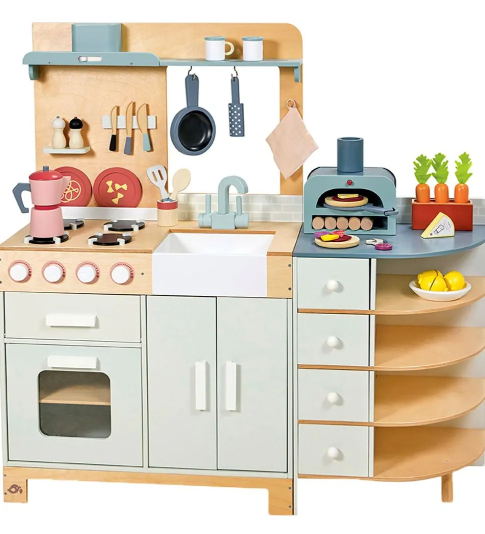 Tender Leaf Trælegetøj - Legekøkken Mega - La Fiamma