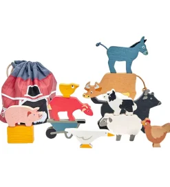 Tender Leaf Trælegetøj - Stabledyr - 13 Dele - Gården