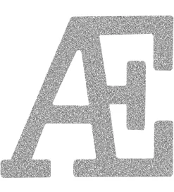 That's Mine Bogstav - Æ - Sølv Glimmer