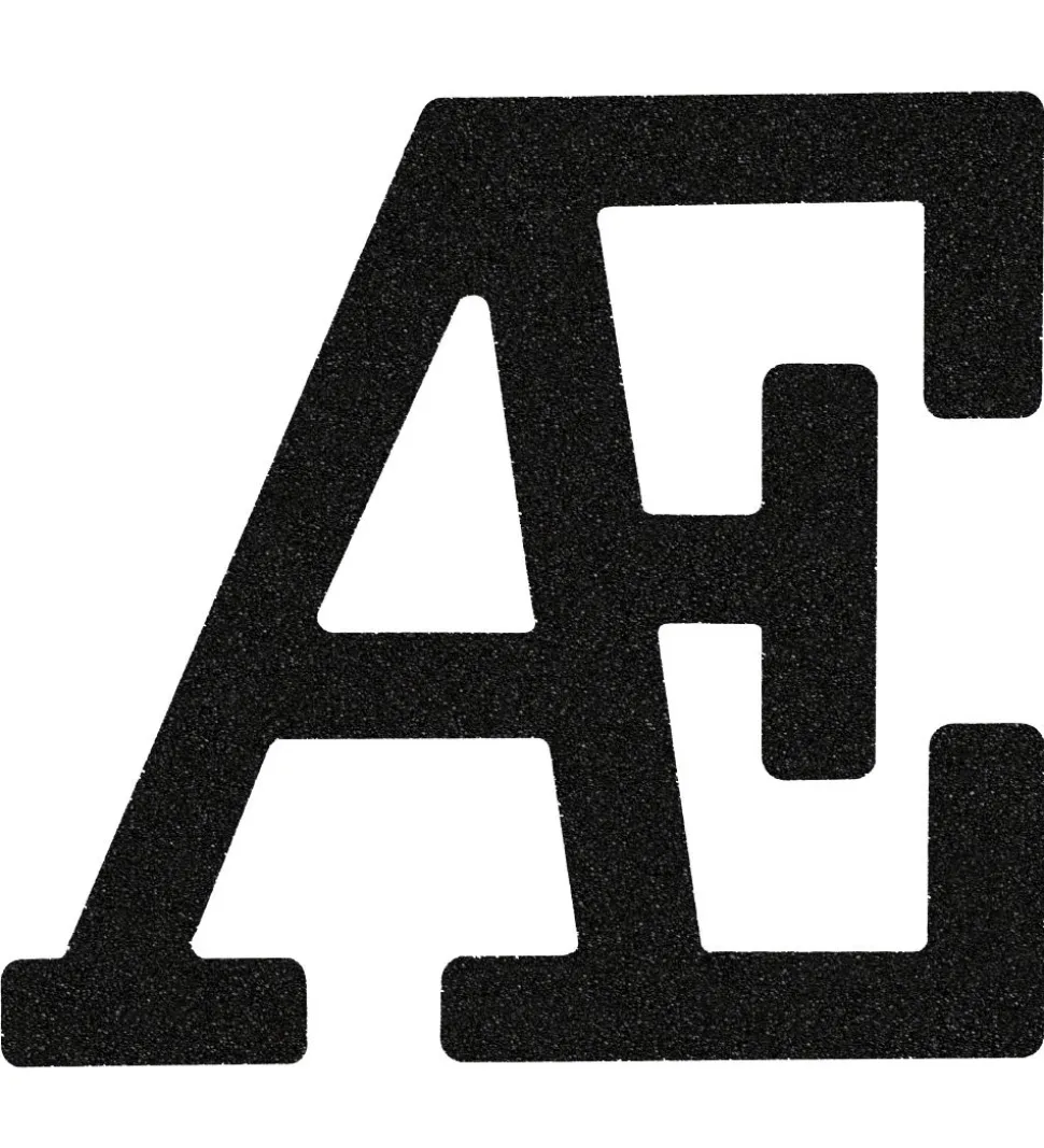 That's Mine Bogstav - Æ - Sort Glimmer