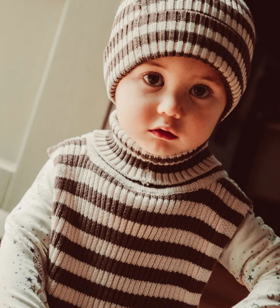 That's Mine Halsedisse - Strik - Rib - Ivan - Brown Stripe