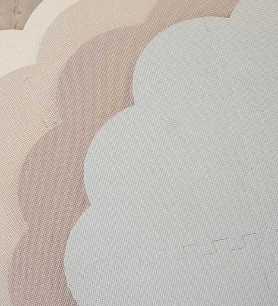 That's Mine Legegulv - 100x110 cm - Musling - Light Grey