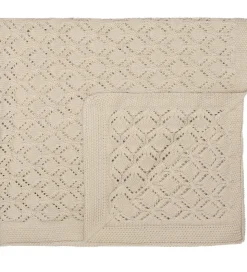 That's Mine Tæppe - Kala Knitted - 85x85 cm - Birch