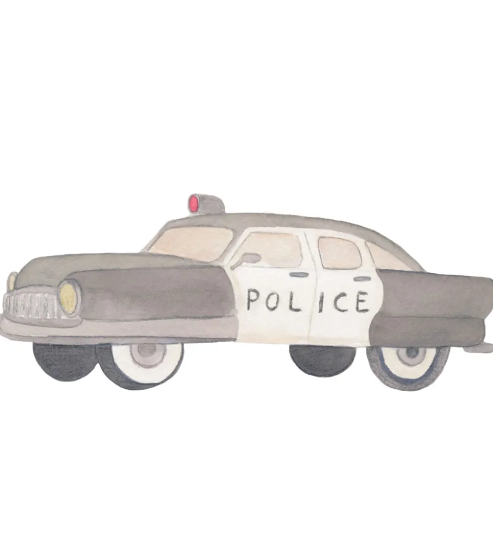 That's Mine Wallsticker - Police Car - Multi