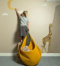 That's Mine Wallstickers - Måne - Gul