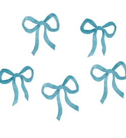 That's Mine Wallstickers - 5-pak - Blå Sløjfe