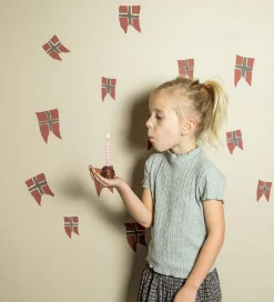 That's Mine Wallstickers - 14 stk - Norsk Flag