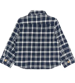 The New Siblings Skjorte - TnstRiggs - Flannel - Navy Blazer Che