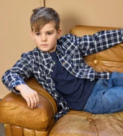 The New Skjorte - TnRonan - Navy Blazer Check