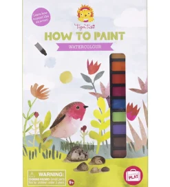 Tiger Tribe Farvesæt How To Paint - Watercolour