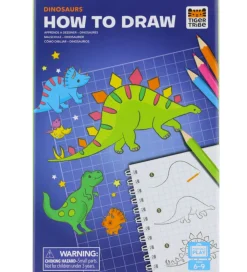 Tiger Tribe Tegnesæt - Lær At Tegne - Dinosaurs
