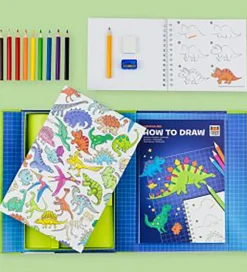 Tiger Tribe Tegnesæt - Lær At Tegne - Dinosaurs