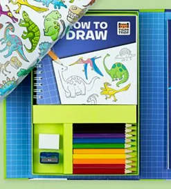 Tiger Tribe Tegnesæt - Lær At Tegne - Dinosaurs