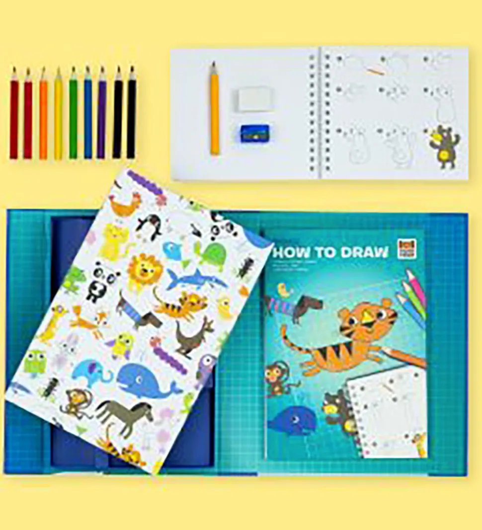 Tiger Tribe Tegnesæt - Lær At Tegne - Dyr