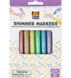 Tiger Tribe Tuscher - Shimmer Markers - 6 stk