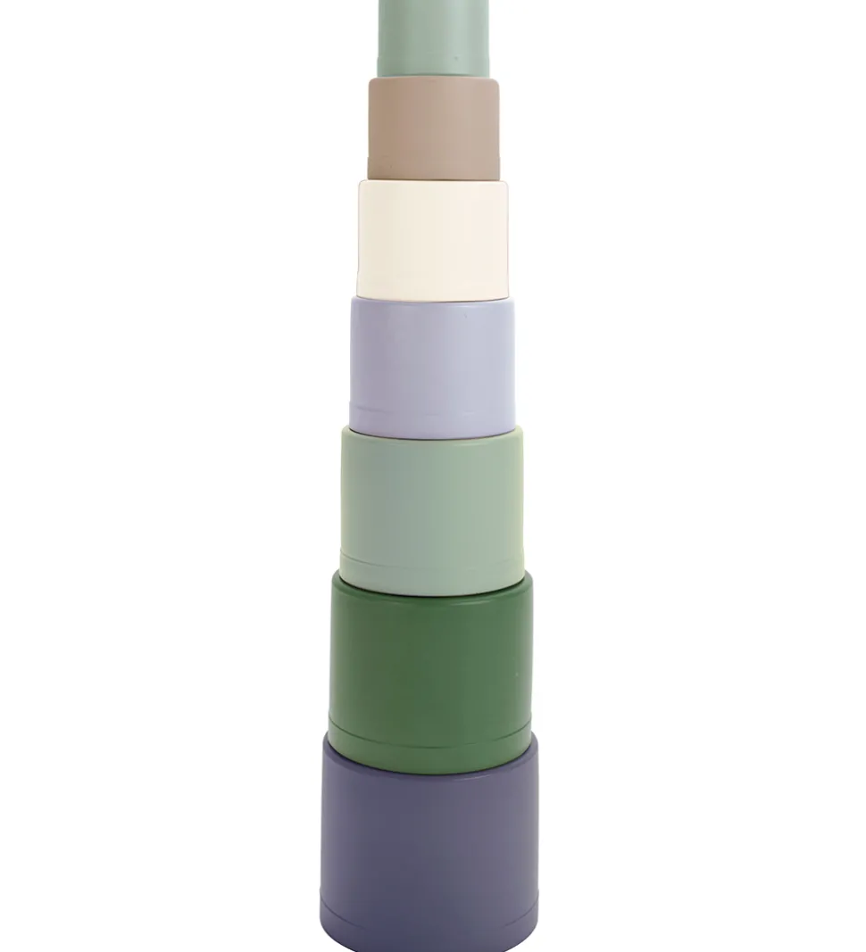 Tiny by Dantoy BIO Plastic Byggebægre - 7 Dele