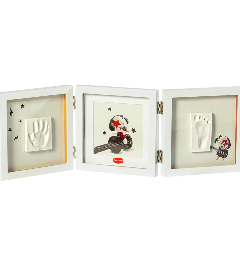 Tiny Love Aftryksæt - Hånd/Fod - Dobbeltramme - Hvid