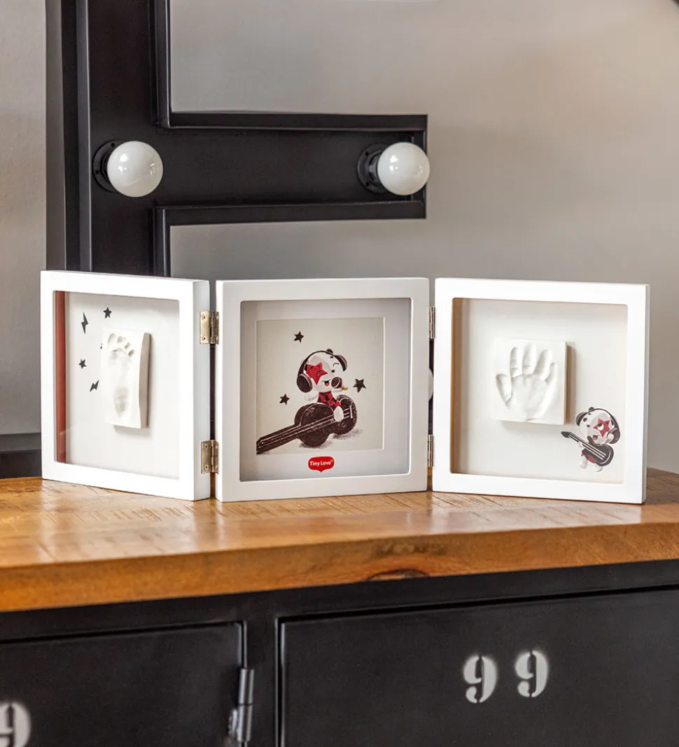 Tiny Love Aftryksæt - Hånd/Fod - Dobbeltramme - Hvid