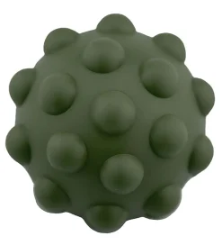 Tiny Tot Bold - Sensory Silicone Fidget Ball - 10 cm - Armygrøn