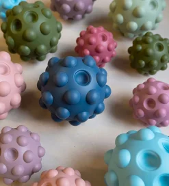 Tiny Tot Bold - Sensory Silicone Fidget Ball - 10 cm - Armygrøn