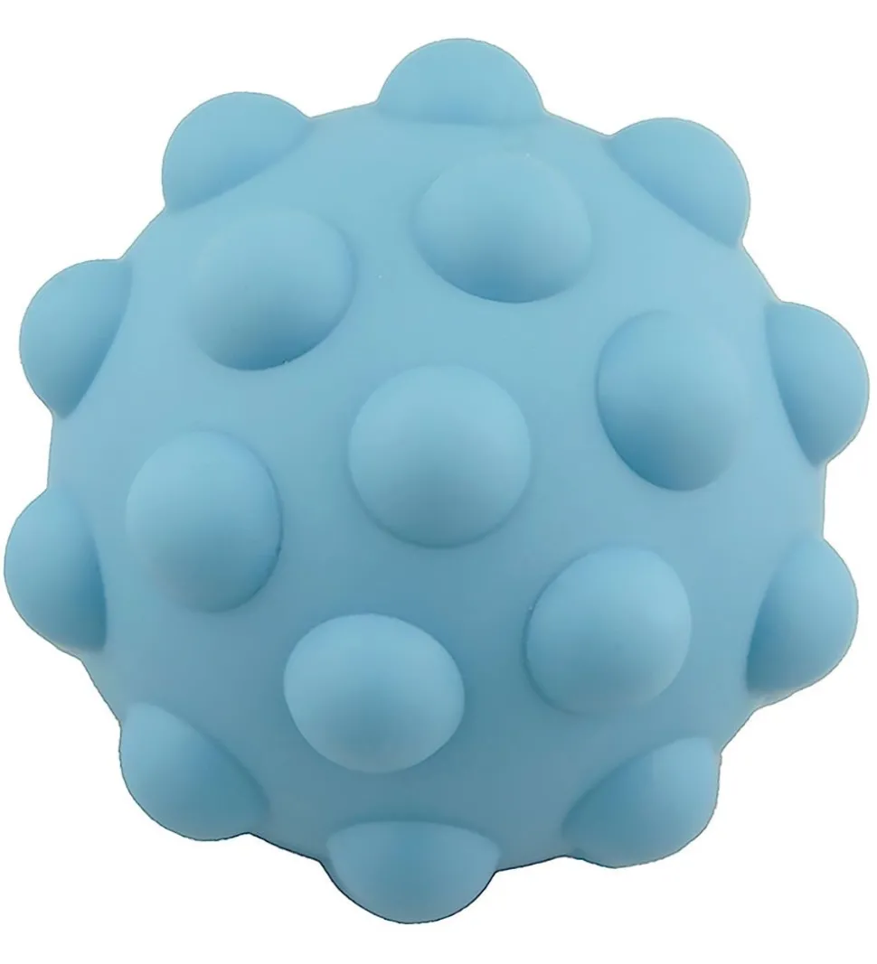 Tiny Tot Bold - Sensory Silicone Fidget Ball - 10 cm - Babyblue
