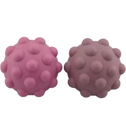 Tiny Tot Bolde - Sensory Silicone Fidget Balls - 2-pak - 7 cm -