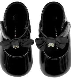 Tommy Hilfiger Ballerina Hjemmesko - Black/Sløjfe