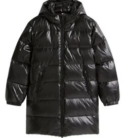 Tommy Hilfiger Dunfrakke - Long - Black