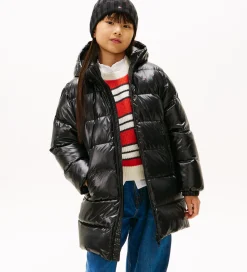 Tommy Hilfiger Dunfrakke - Long - Black