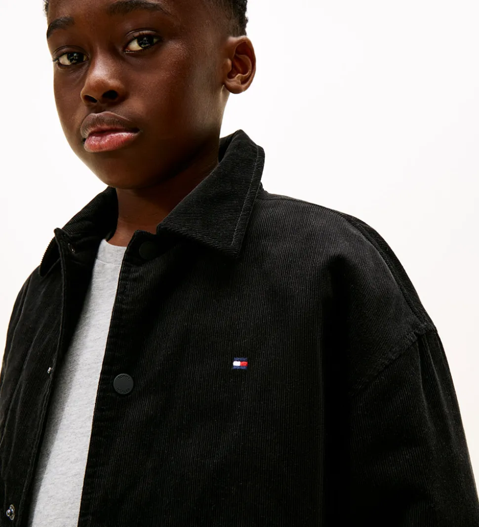 Tommy Hilfiger Fløjlsjakke - Overshirt - Sort