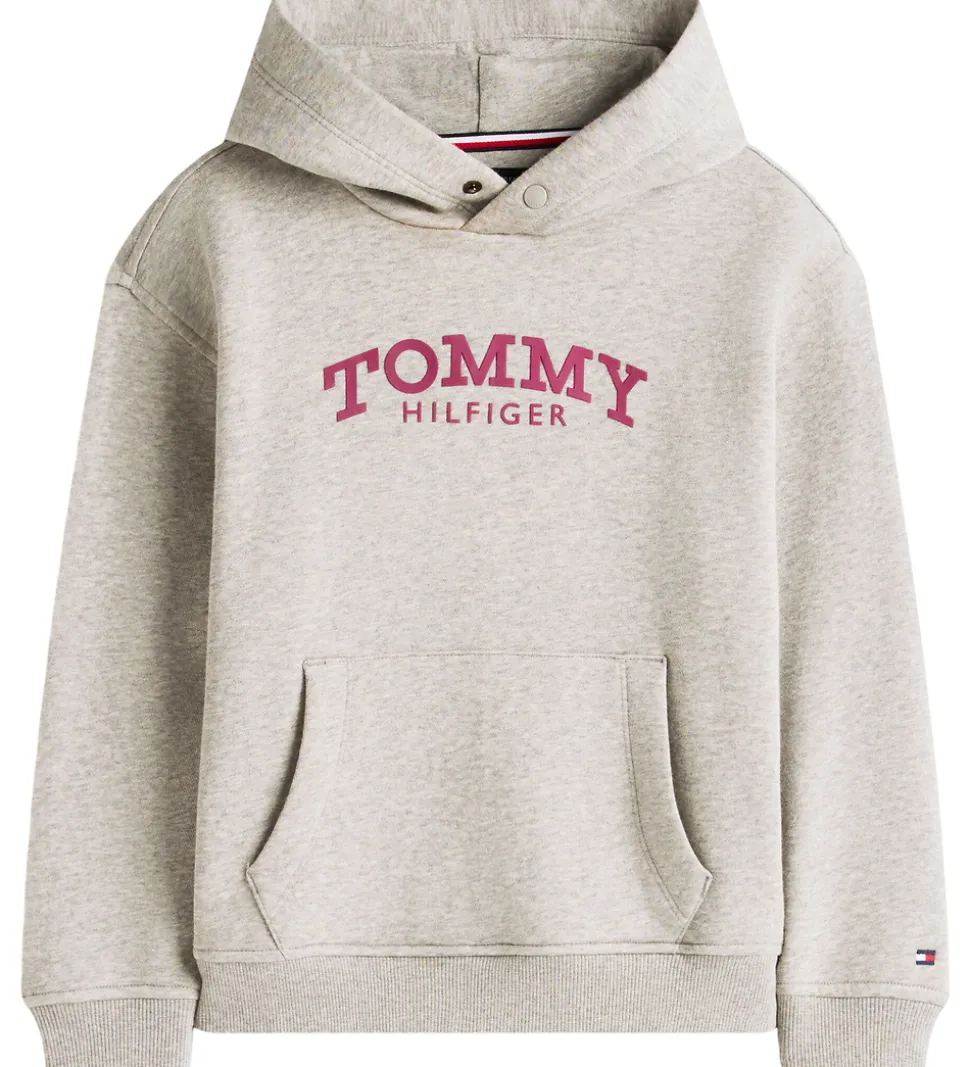 Tommy Hilfiger Hættetrøje - Mid Grey/Heather Grey