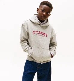 Tommy Hilfiger Hættetrøje - Mid Grey/Heather Grey