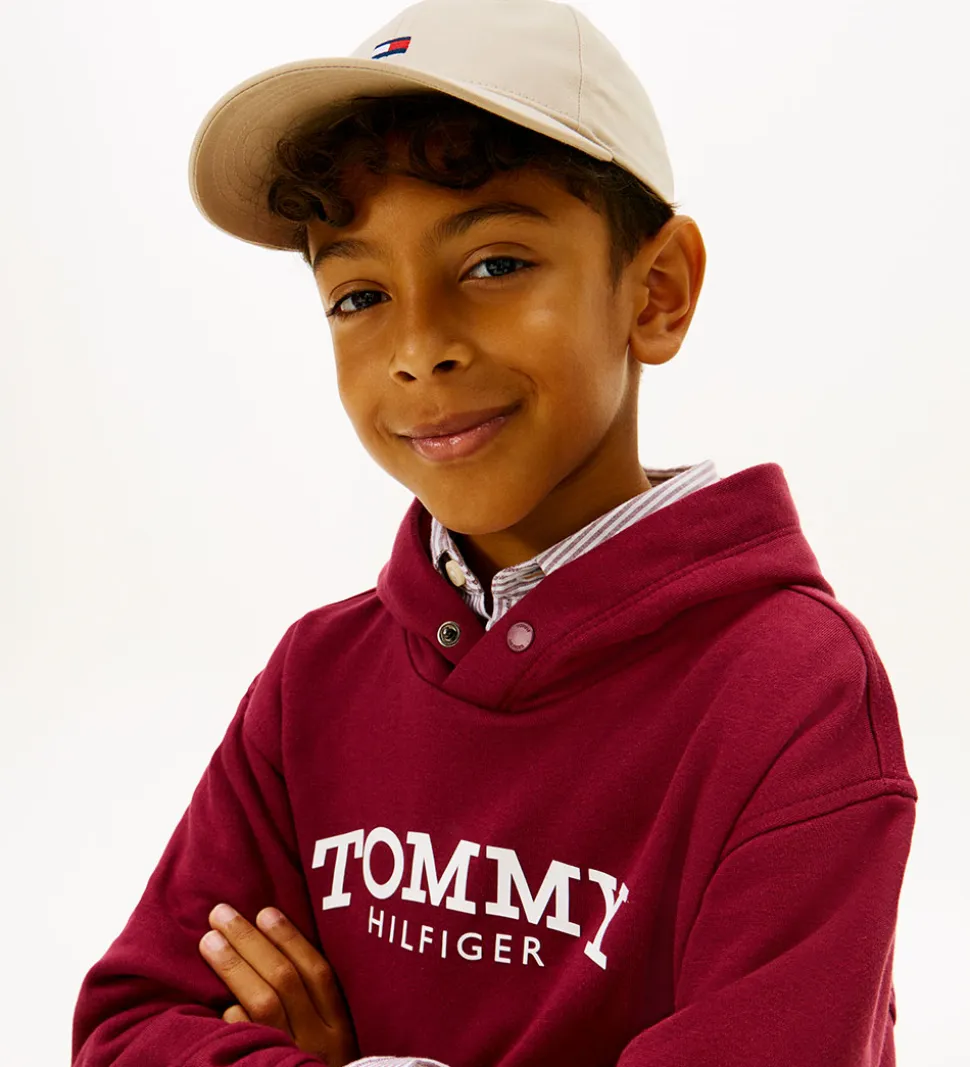 Tommy Hilfiger Kasket - Small Flag - Gulf SandBeige