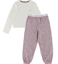 Tommy Hilfiger Nattøj - Ivory Silk/Mini Plaie Ivory