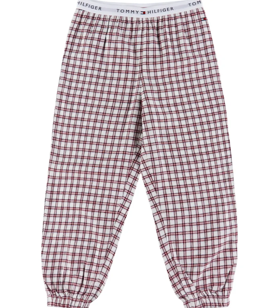 Tommy Hilfiger Nattøj - Ivory Silk/Mini Plaie Ivory