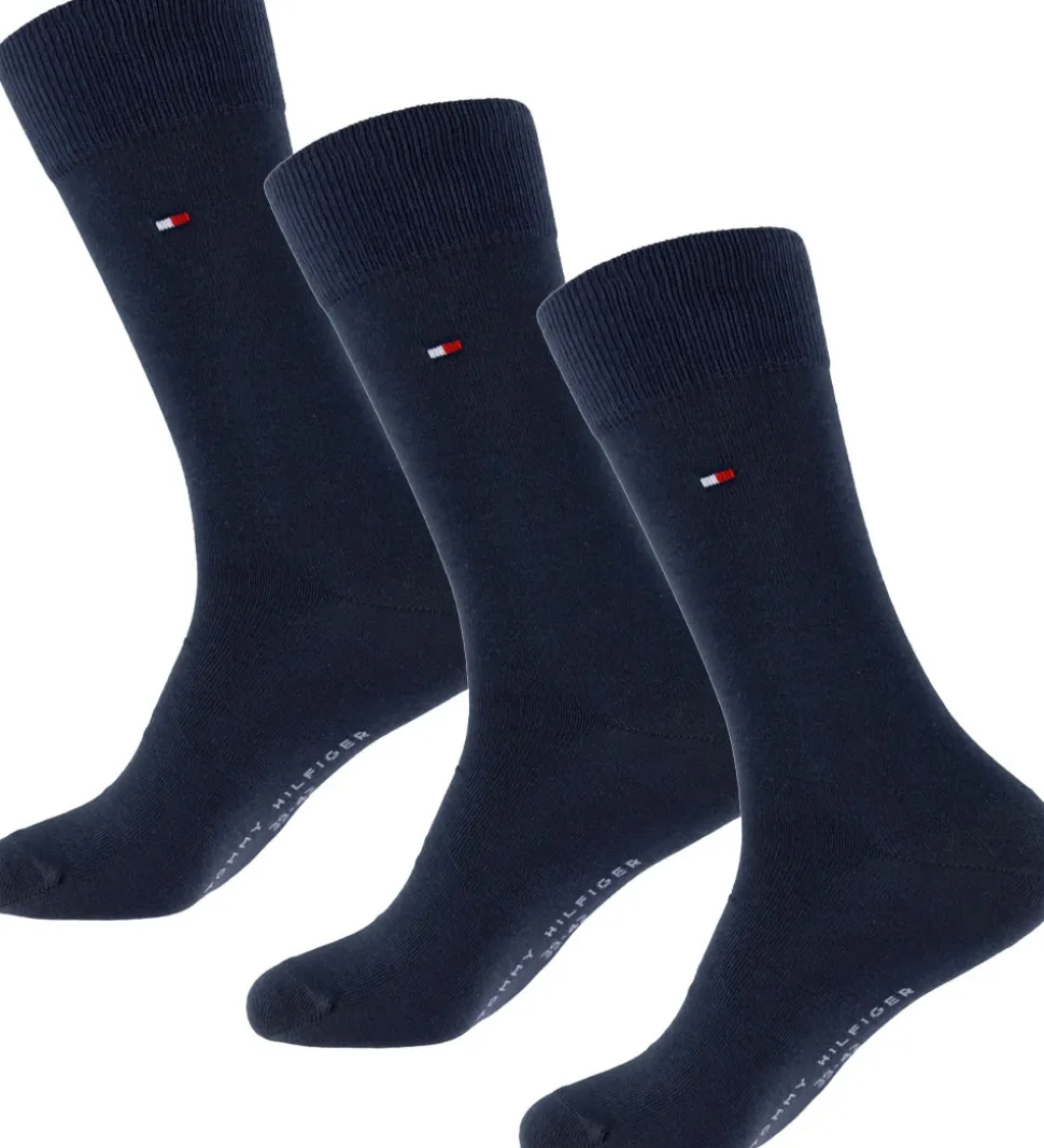 Tommy Hilfiger Strømper - 3-pak - Dark Navy