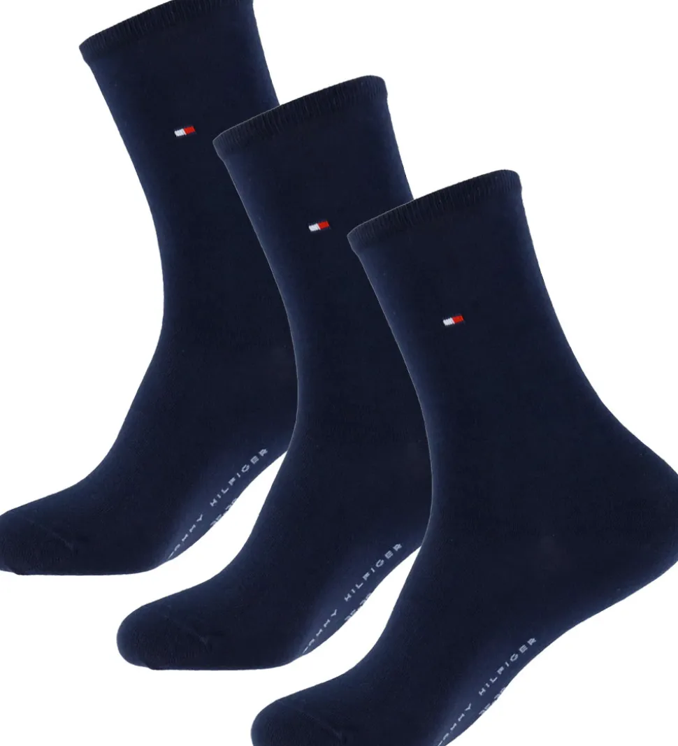 Tommy Hilfiger Strømper - 3-pak - Midnight Blue