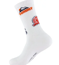 Tommy Hilfiger Strømper - 2-pak - Hvid m. Rød