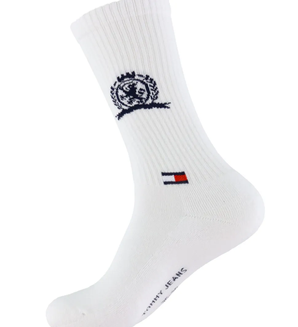 Tommy Hilfiger Strømper - 2-pak - Navy/Hvid