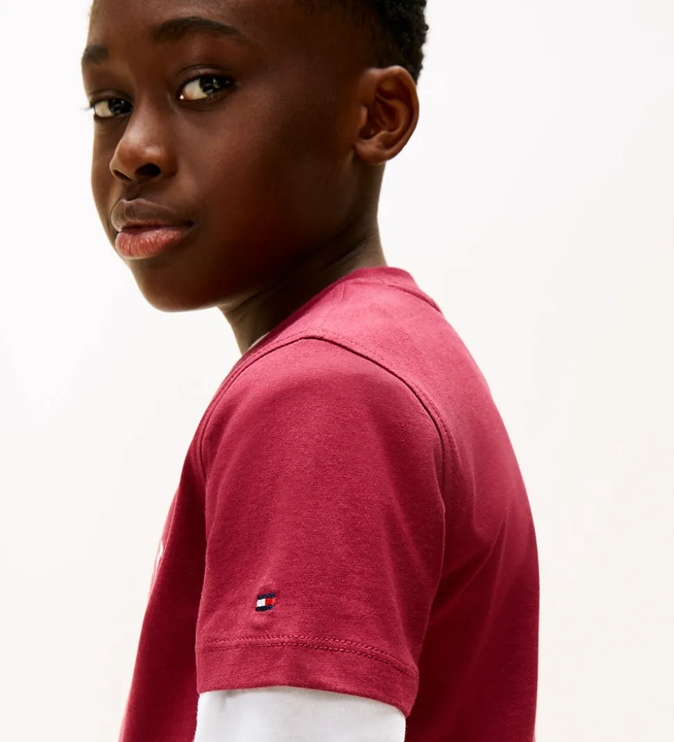 Tommy hilfiger T-shirt - Monotype - Rich Cherrry/Purple