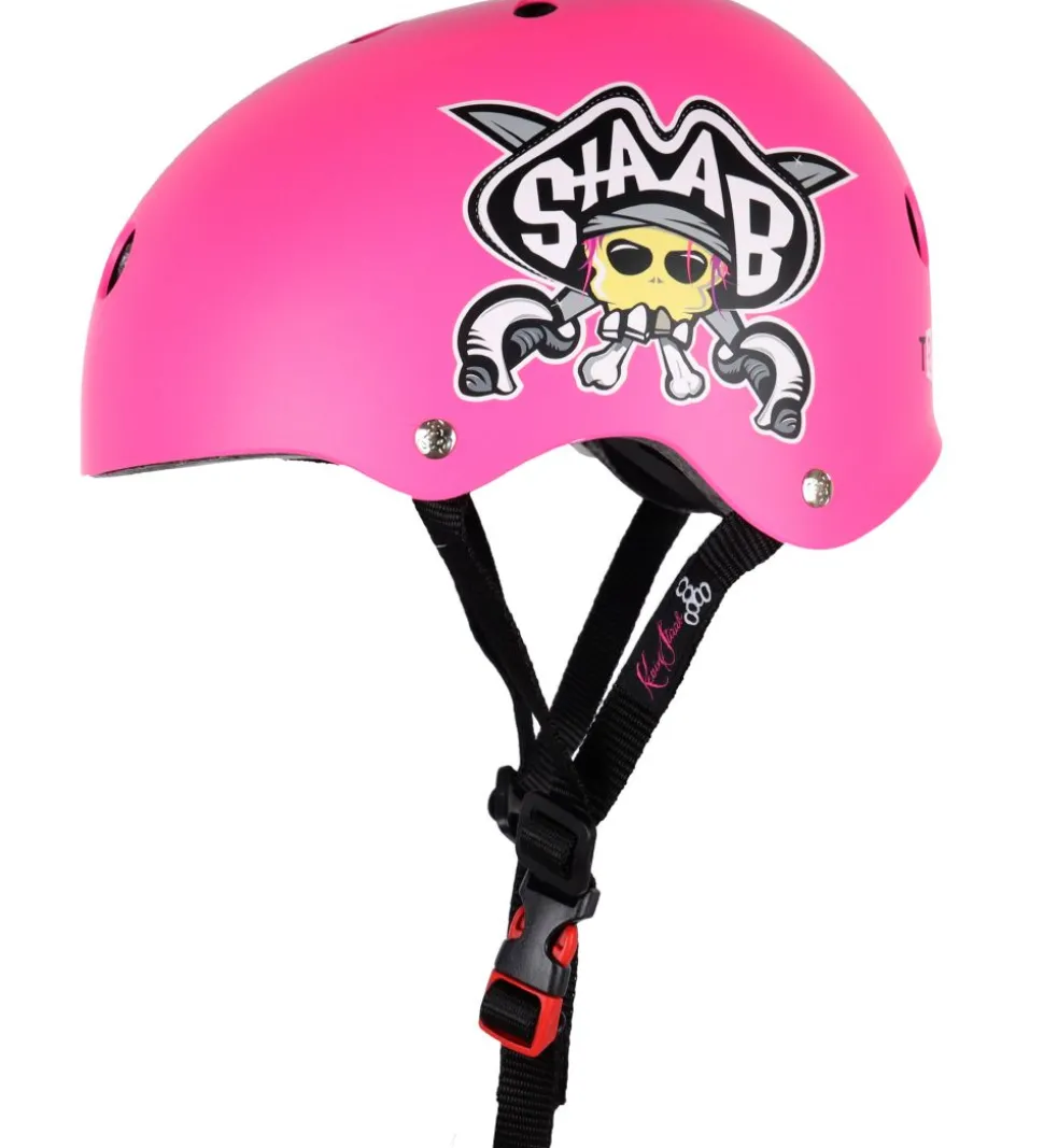 Triple Eight Hjelm - Lil 8 Staab - Neon Pink Matte